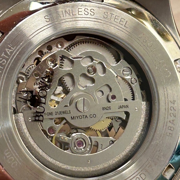 Stainless Steel Authentic Bulova Men’s Watch - Picture 4 of 4